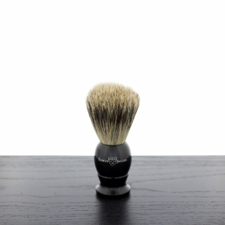 Edwin Jagger Best Badger Shaving Brush, Medium, Black